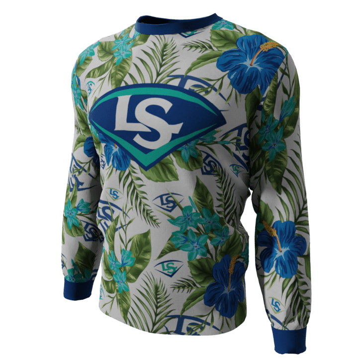 Louisville Slugger | Blue Aloha Long Sleeve
